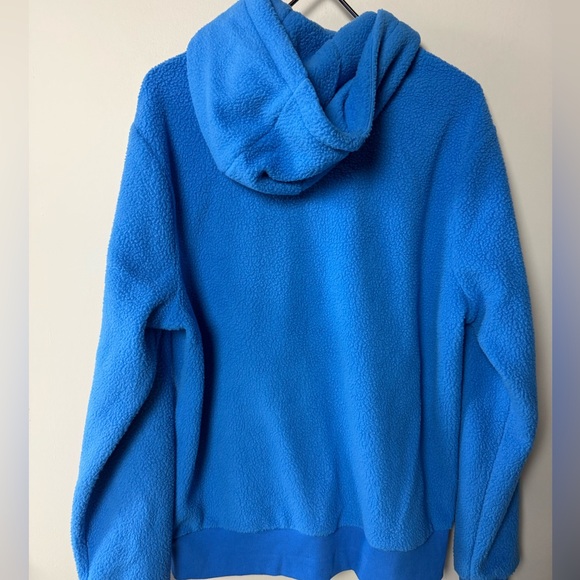Michael Kors Fleece Full Zip Hoodie NWT w Embroidered Logo New Ship Blue - Picture 6 of 8